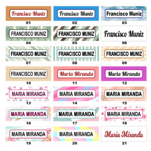 Etiqueta Personalizada Termocolante (roupa) e Vinil (objetos)