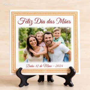 Azulejo Personalizado Sua Foto Qualquer Tema/caixa Presente
